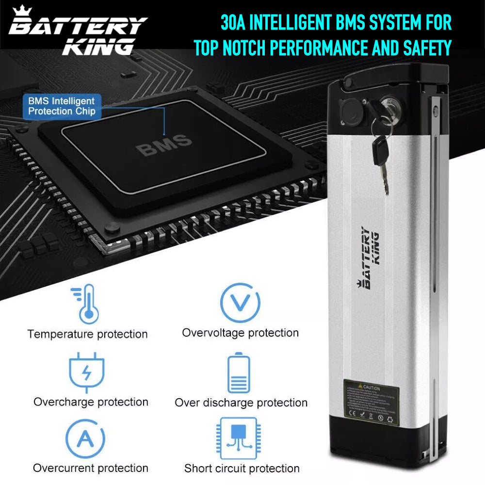 36V 13AH Silver fish E-Bike Battery 750W/4PINS