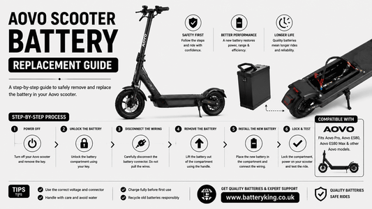 Aovo Scooter Replacement Battery Guide