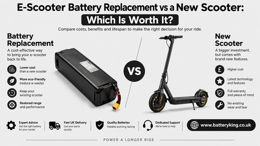 E-Scooter Battery Replacement vs New Scooter