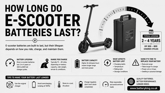 How Long Do E-Scooter Batteries Last? Signs to Replace