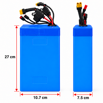 JETECH JT-ESB13-07 48V 12.5Ah Replacement Battery for Electric Scooters