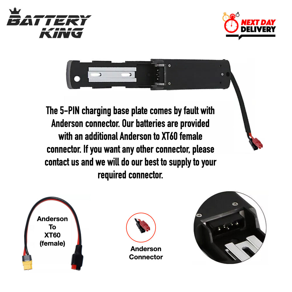 36V 15.6AH Hailong Downtube E-Bike Battery 1000W/5Pins