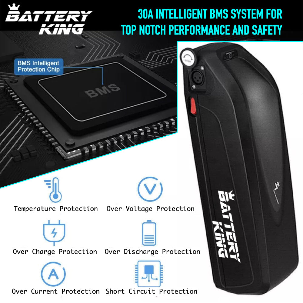 48V 13AH Hailong Downtube E-Bike Battery 1000W/5Pins