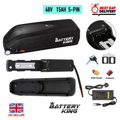 48V 15AH Hailong Downtube E-Bike Battery 1000W/5pins