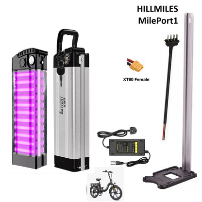 HillMiles E-bike Replacement Battery